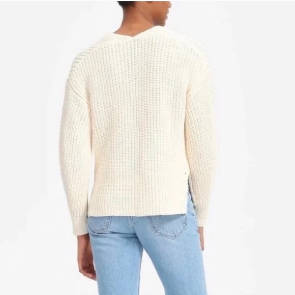 Everlane The Texture Cotton V-neck size xs - Picture 2 of 2